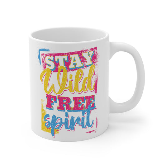 Pansexual Mug Stay Wild Free Spirit