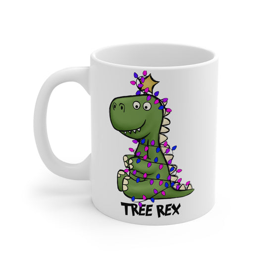Bisexual Christmas Mug Tree Rex