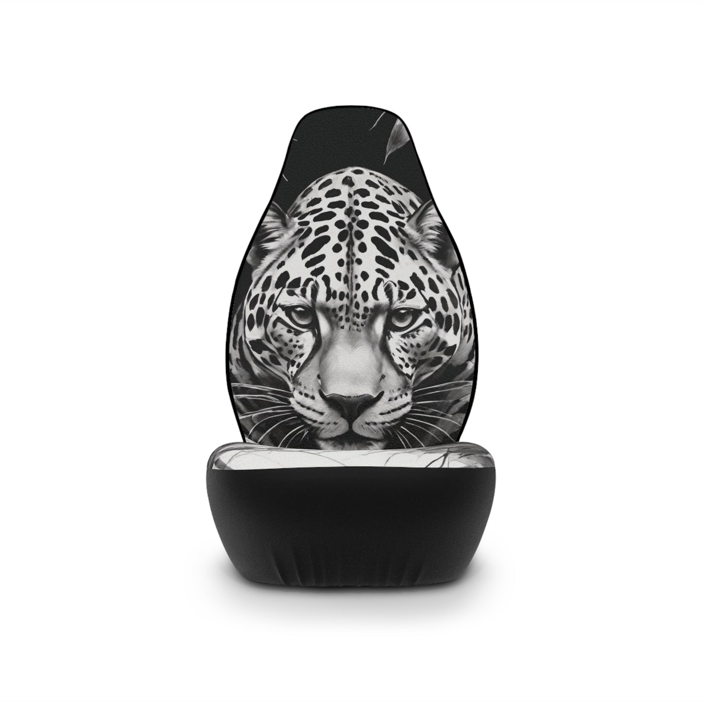 Jaguar Print Car Seat Covers - Animal Design Front Seat Protection