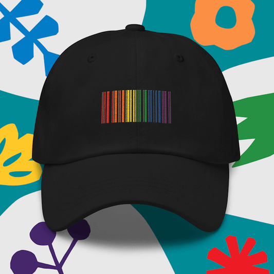 Rainbow Pride Cap Human Barcode