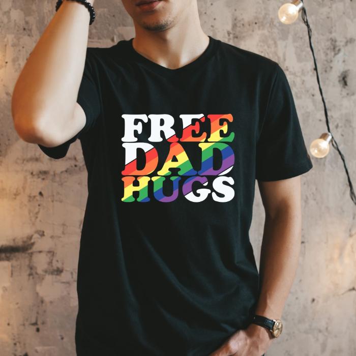 Ally Pride Shirt Free Dad Hugs