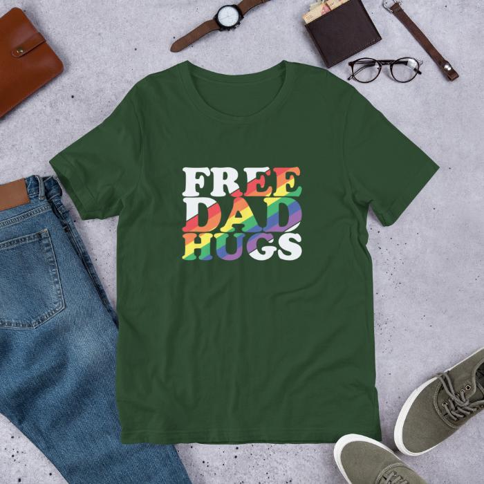 Ally Pride Shirt Free Dad Hugs