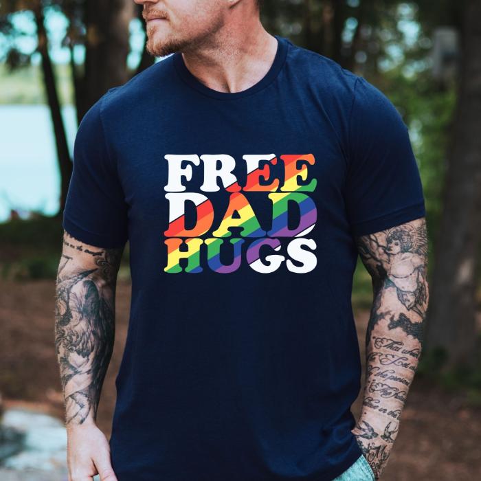 Ally Pride Shirt Free Dad Hugs