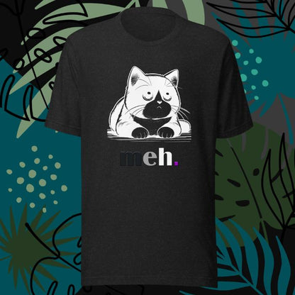 Asexual Cat Shirt Meh