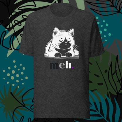 Asexual Cat Shirt Meh