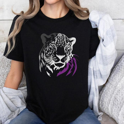 Asexual Shirt Leopard - Wildlife Ace Pride Tee