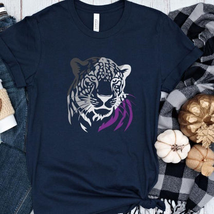 Asexual Shirt Leopard - Wildlife Ace Pride Tee