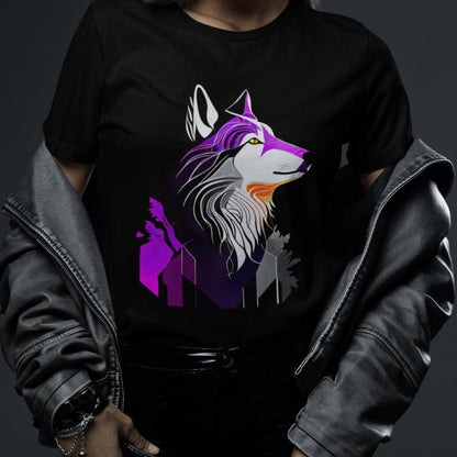 Subtle Asexual Wolf Shirt