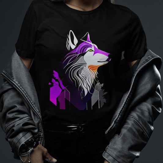 Subtle Asexual Wolf Shirt