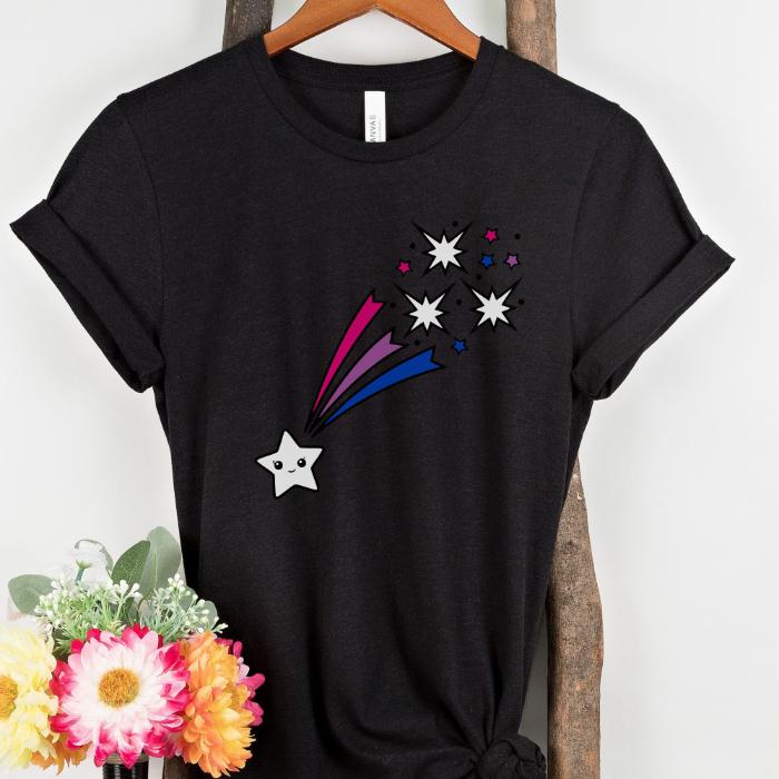 Bi Pride Kawaii Shirt Shooting Star