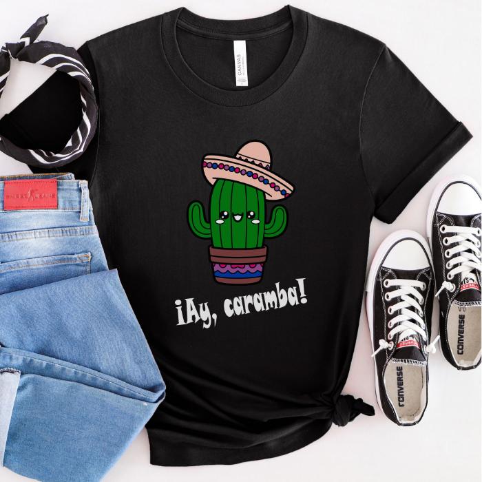 Bisexual Kawaii Shirt Cactus Ay Caramba