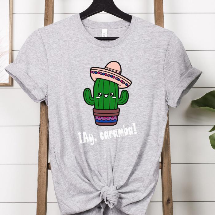 Bisexual Kawaii Shirt Cactus Ay Caramba