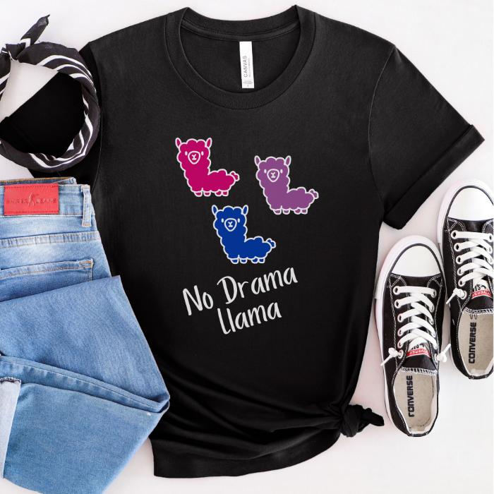 Bisexual Shirt No Drama Llama