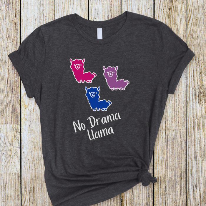 Bisexual Shirt No Drama Llama