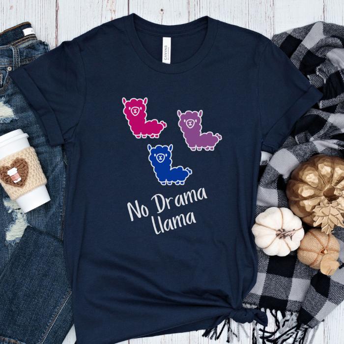 Bisexual Shirt No Drama Llama