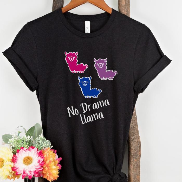 Bisexual Shirt No Drama Llama