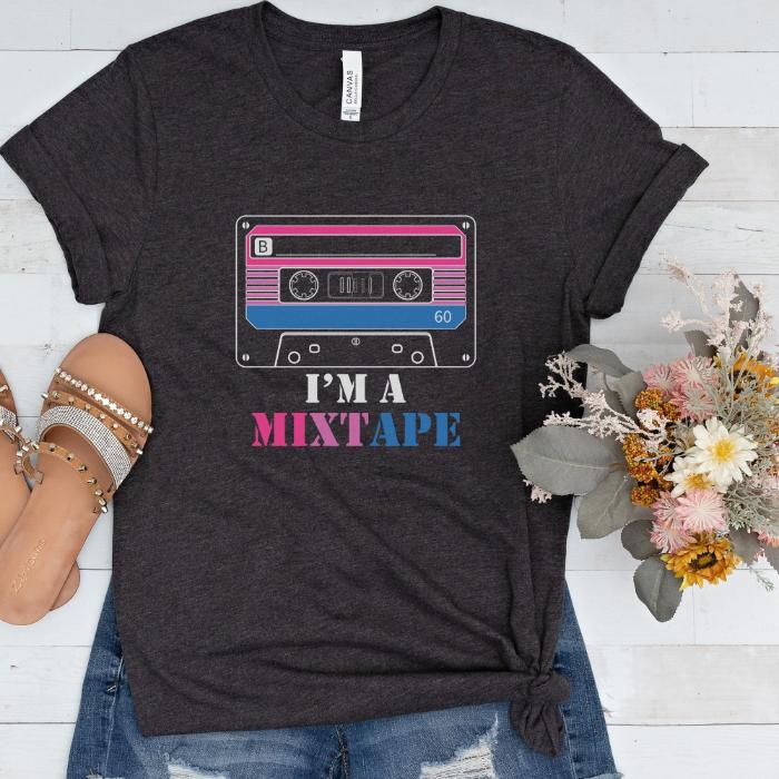 Bisexual Pride Shirt I'm A Mixtape