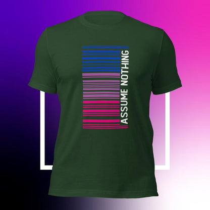 Bisexual Shirt Barcode Assume Nothing