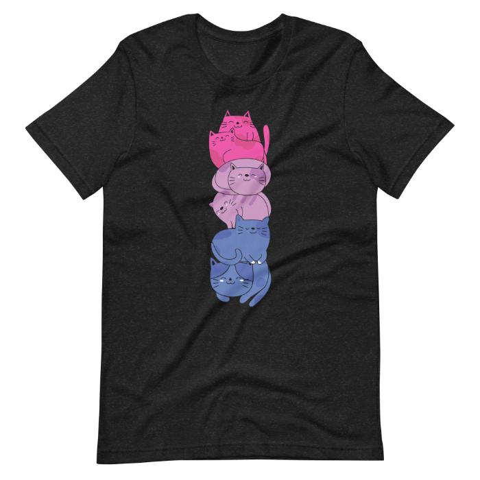 Bisexual Kawaii Pride Shirt Cats