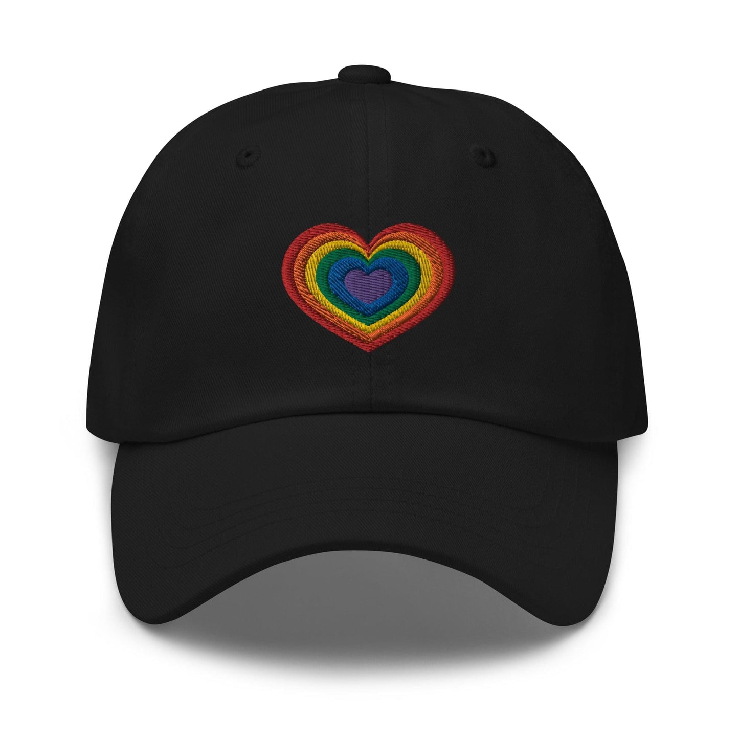 Ally Pride Cap Rainbow Hearts