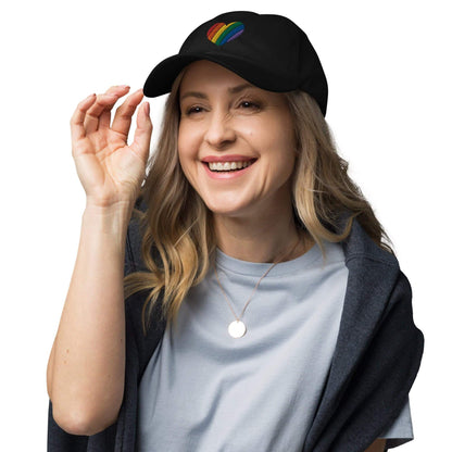 Ally Pride Cap Heart Rainbow