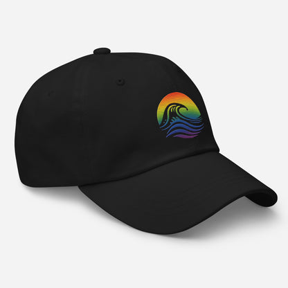 Ally Pride Cap Rainbow Wave