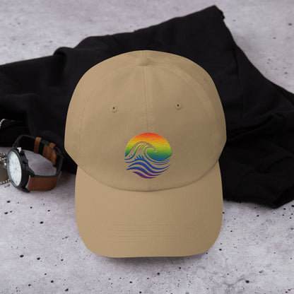 Ally Pride Cap Rainbow Wave