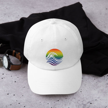 Ally Pride Cap Rainbow Wave