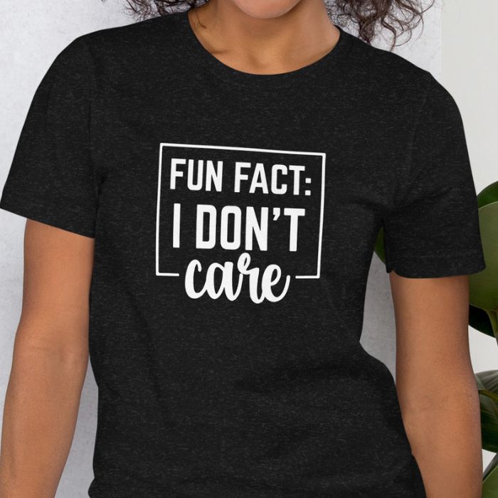 Fun Fact I Don't Care Shirt