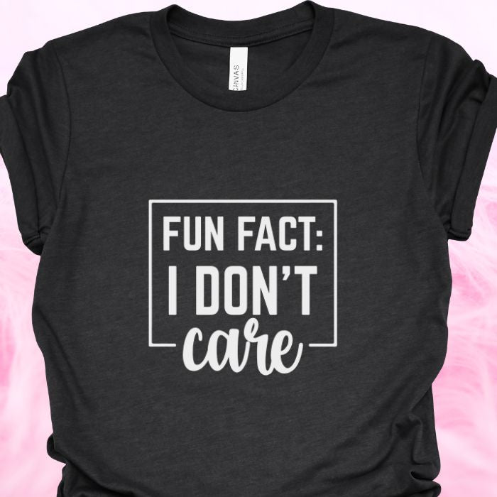 Fun Fact I Don't Care Shirt