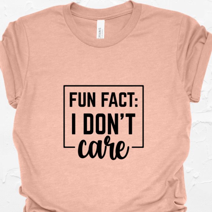 Fun Fact I Don't Care Shirt