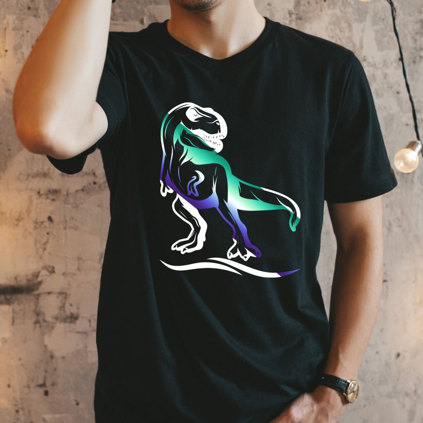 MLM Pride Shirt T-Rex - Gay Pride Outfit