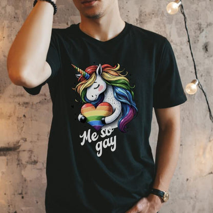 Gay Unicorn Pride Shirt | Me So Gay