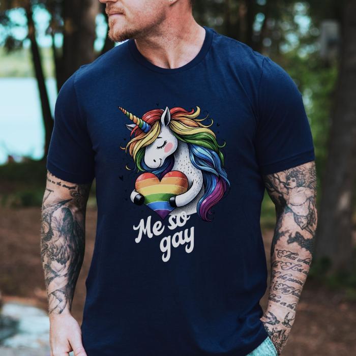 Gay Unicorn Pride Shirt | Me So Gay