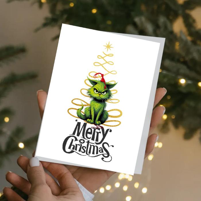 Grinch Printable Christmas Card 5x7 Instant Print