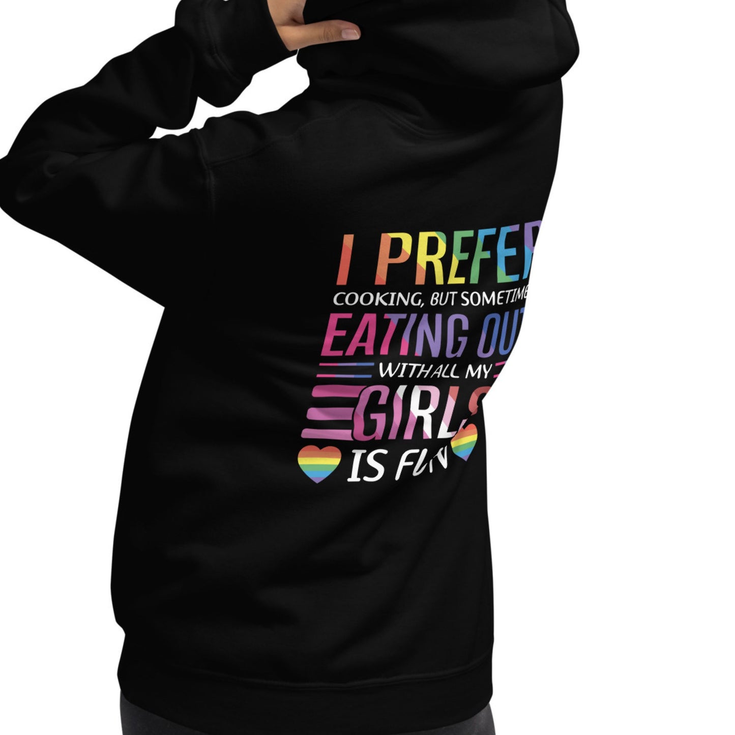 Lesbian Pride I Prefer Cooking Hoodie