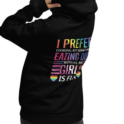 Lesbian Pride I Prefer Cooking Hoodie