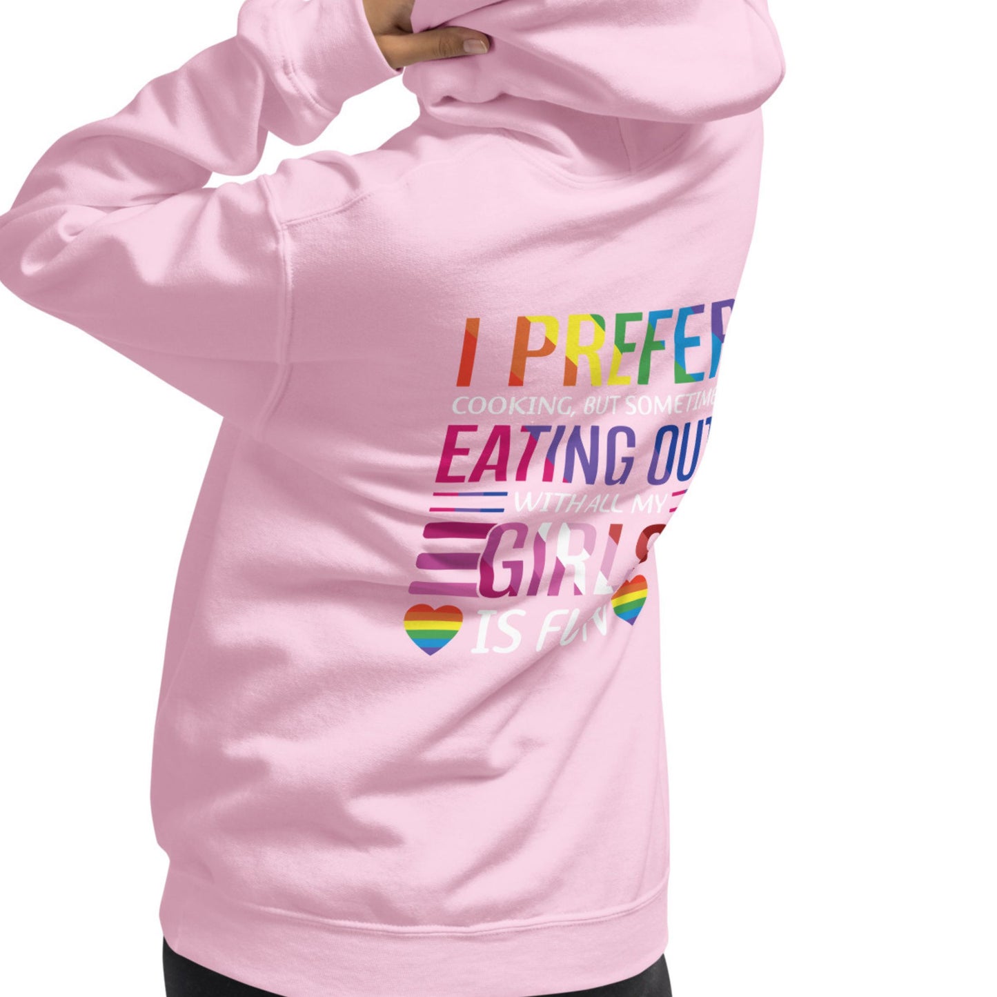 Lesbian Pride I Prefer Cooking Hoodie