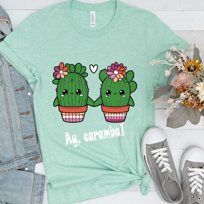 Lesbian Kawaii Shirt Cactus Ay Caramba