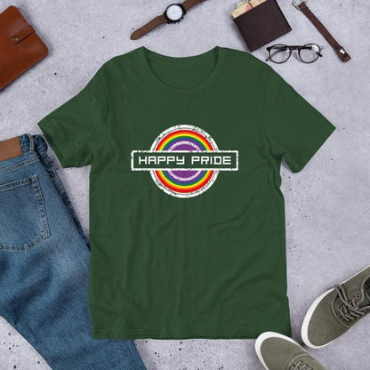 Ally Pride Shirt - Happy Pride Stamp