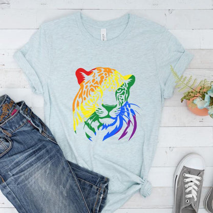 LGBT Shirt Leopard - Wildlife LGBTQ Pride Tee