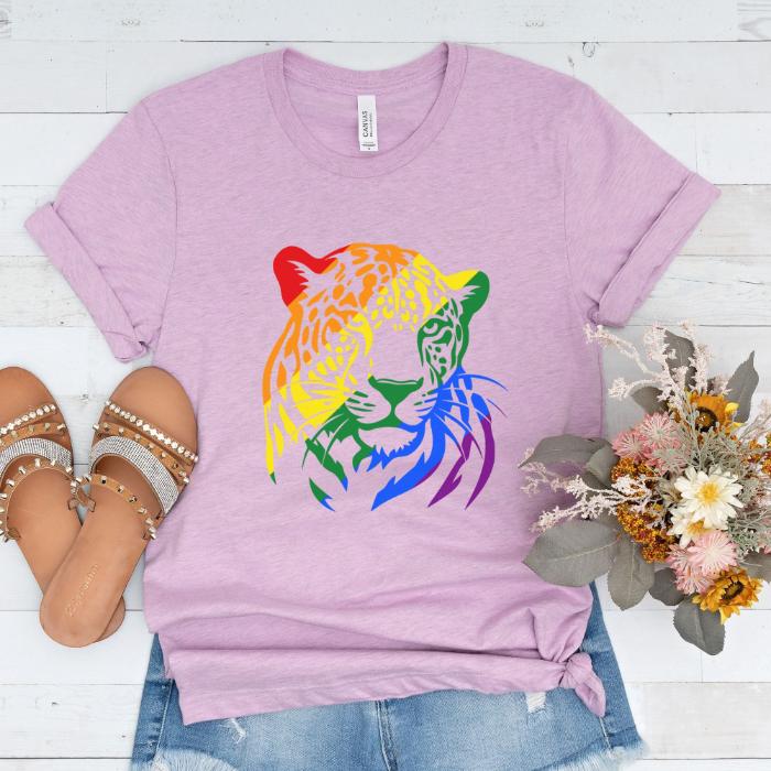 LGBT Shirt Leopard - Wildlife LGBTQ Pride Tee