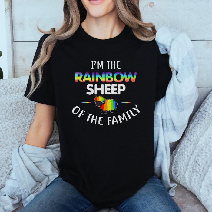 Pride Shirt I'm The Rainbow Sheep Of The Family