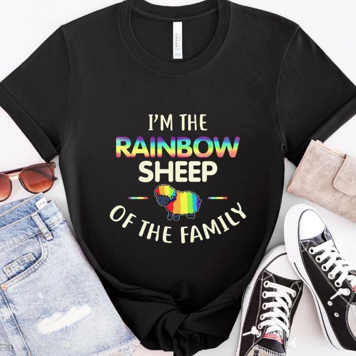 Pride Shirt I'm The Rainbow Sheep Of The Family