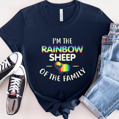 Pride Shirt I'm The Rainbow Sheep Of The Family