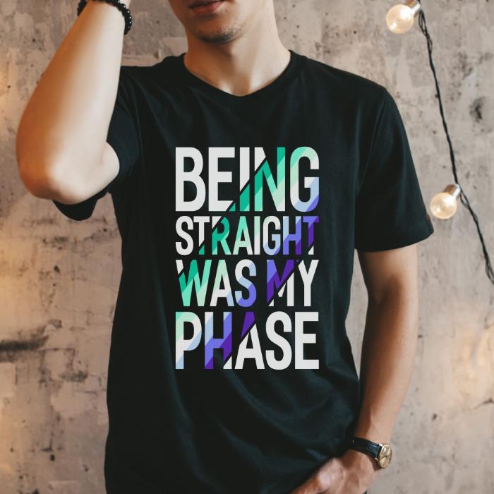 MLM Being Straight Was My Phase Shirt