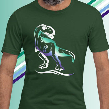 MLM Pride Shirt T-Rex - Gay Pride Outfit