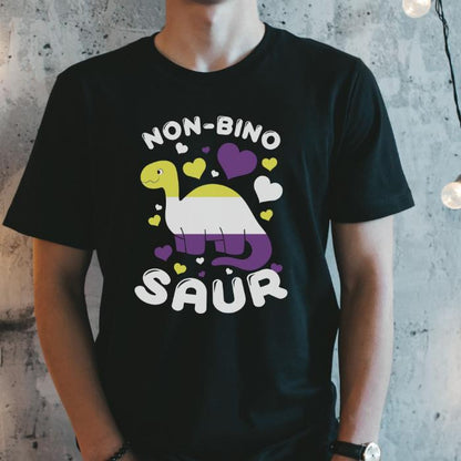 Nonbinary Dinosaur Shirt