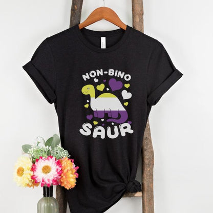 Nonbinary Dinosaur Shirt