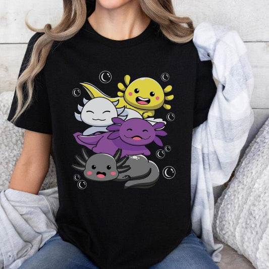 Nonbinary Axolotl Shirt